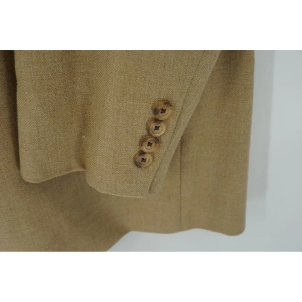 John W Nordstrom Blazer Sport Coat Beige‎ 100% Cashmere Loro Piana Men's 46L